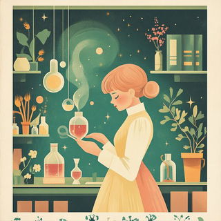 Chromafauvism style, Midjourney V6.1: editorial illustration for popular scientific magazine cover