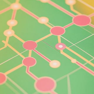 Chromafauvism style, Midjourney V6.1: technical infrastructure blueprint schematics