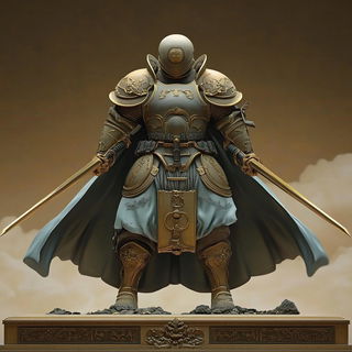 Wayfarer Shadowmarket style, Midjourney V6.1: concept art character design of retropunk steam knight