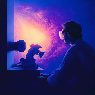 Terracotta Switch style, Midjourney V6.1: editorial illustration for popular scientific magazine cover