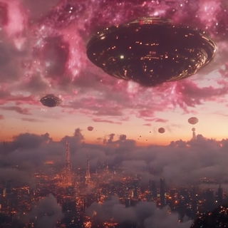 Redtide Tapestry style, Midjourney V6.1: cinematic shot from sci-fi movie