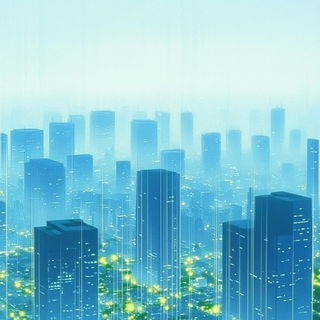 Lanternscrape style, Midjourney V6.1: megacity with futuristic bioarchitecture