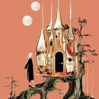Brushhaul style, Midjourney V6.1: retro fairy-tale illustration