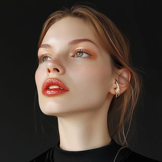 Brushhaul style, Midjourney V6.1: photographic portrait of female protagonist