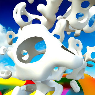 Baroque Weavism style, Midjourney V6.1: abstract 3D render