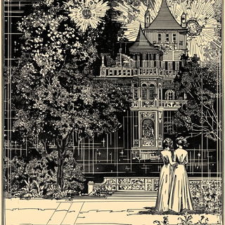 Stormbreak Quay style, Midjourney V6.1: retro fairy-tale illustration