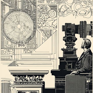 Stormbreak Quay style, Midjourney V6.1: editorial illustration for popular scientific magazine cover