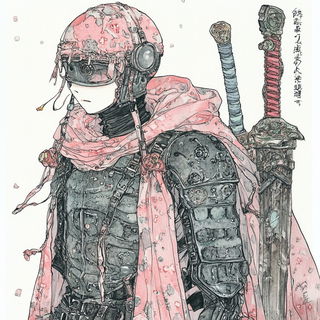 Inkfang Celism style, Midjourney V6.1: concept art character design of retropunk steam knight