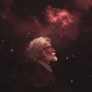 Craterbraid style, Midjourney V6.1: editorial illustration for popular scientific magazine cover