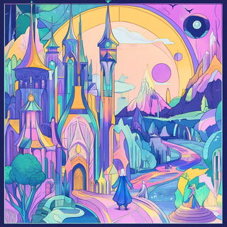 Ochre Ridge Portolan style, Midjourney V6.1: retro fairy-tale illustration