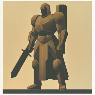 Churchcap Mycology style, Midjourney V6.1: concept art character design of retropunk steam knight