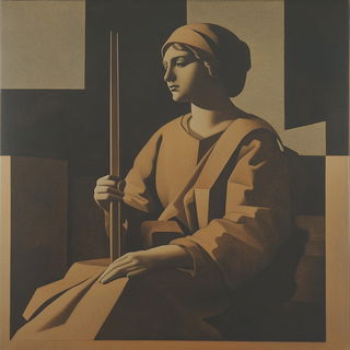 Churchcap Mycology style, Midjourney V6.1: classical 18th-century oil painting