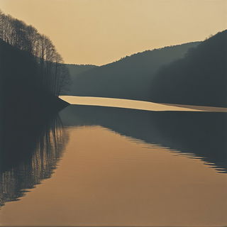 Churchcap Mycology style, Midjourney V6.1: realistic landscape photograph of quiet dawn