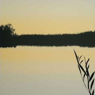 Papercut Mandala Interiors style, Midjourney V6.1: realistic landscape photograph of quiet dawn