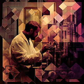 Railblurf style, Midjourney V6.1: editorial illustration for popular scientific magazine cover