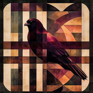 Railblurf style, Midjourney V6.1: creative pattern composition