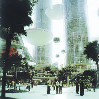Alpinocel style, Midjourney V6.1: megacity with futuristic bioarchitecture