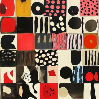 Garnet Lancetglass style, Midjourney V6.1: creative pattern composition