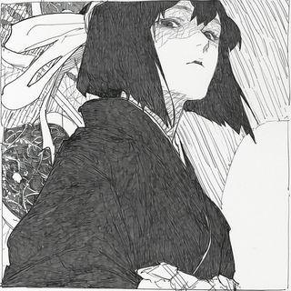 Mistregister style, Midjourney V6.1: black-and-white manga comic strip