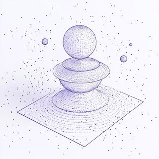 Botaniflux style, Midjourney V6.1: abstract 3D render