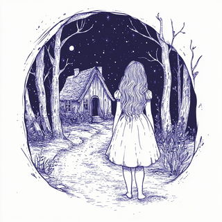 Botaniflux style, Midjourney V6.1: retro fairy-tale illustration