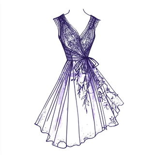 Botaniflux style, Midjourney V6.1: haute-couture fashion outfit