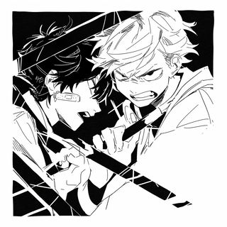 Aureopatina style, Midjourney V6.1: black-and-white manga comic strip