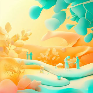 Sporecloud Contours style, Midjourney V6.1: editorial illustration for popular scientific magazine cover