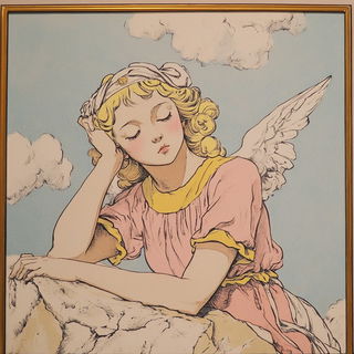 Cloudfrontorama style, Midjourney V6.1: classical 18th-century oil painting