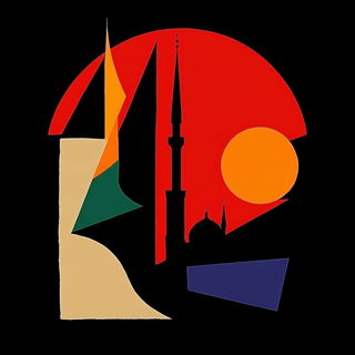 Scarlet Jointing style, Midjourney V6.1: bold minimalist logo design for Istanbul city municipal services