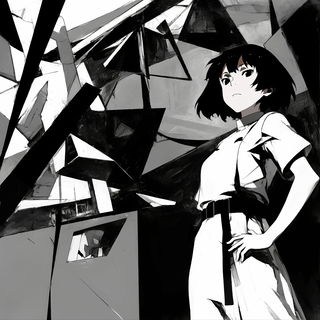 Scarlet Jointing style, Midjourney V6.1: black-and-white manga comic strip