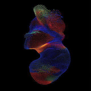 Carnivallucence style, Midjourney V6.1: abstract 3D render