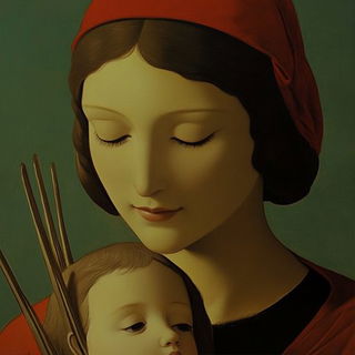 Cloisonne Ravine style, Midjourney V6.1: classical 18th-century oil painting