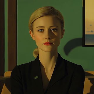 Cloisonne Ravine style, Midjourney V6.1: photographic portrait of female protagonist