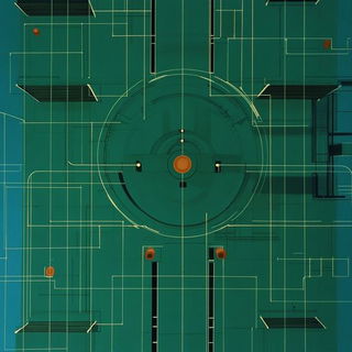 Cloisonne Ravine style, Midjourney V6.1: technical infrastructure blueprint schematics