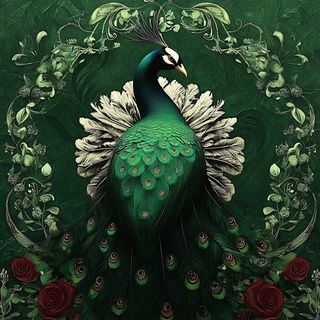 Cyan Scriptoria style, Midjourney V6.1: traditional folk art