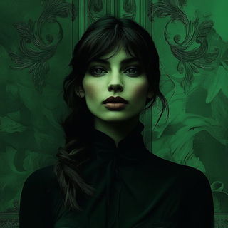 Cyan Scriptoria style, Midjourney V6.1: photographic portrait of female protagonist