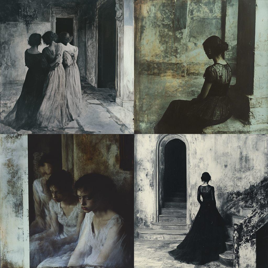 Deborah Turbeville style, Midjourney V6.1, render 1 of 4