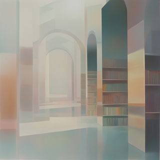 Miniscale Monumentalism style, Midjourney V6.1: Midlibrary
