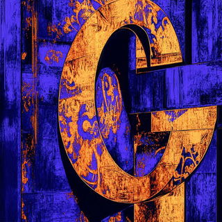 Winter Planetfall style, Midjourney V6.1: typographic composition with large letters