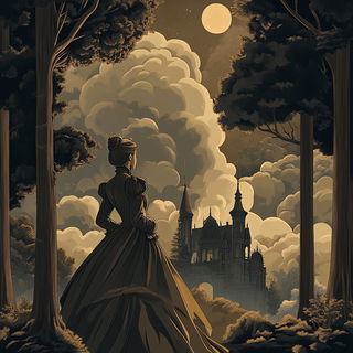 Tendrilflow style, Midjourney V6.1: retro fairy-tale illustration