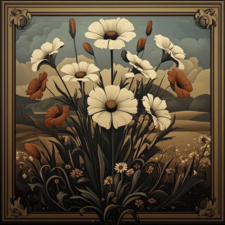 Tendrilflow style, Midjourney V6.1: traditional folk art