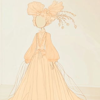 Sunstone Labyrinthism style, Midjourney V6.1: haute-couture fashion outfit