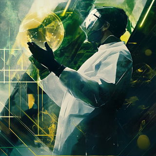 Fablegill style, Midjourney V6.1: editorial illustration for popular scientific magazine cover