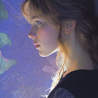 Chromaweft style, Midjourney V6.1: photographic portrait of female protagonist