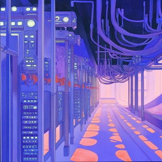 Chromaweft style, Midjourney V6.1: technical infrastructure blueprint schematics