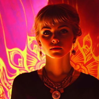 Lunarcascade style, Midjourney V6.1: photographic portrait of female protagonist