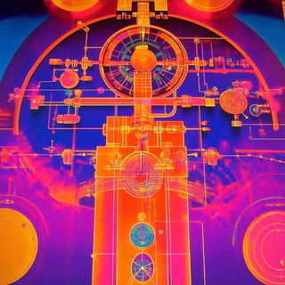 Lunarcascade style, Midjourney V6.1: technical infrastructure blueprint schematics