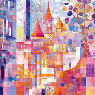 Pagodawash style, Midjourney V6.1: retro fairy-tale illustration
