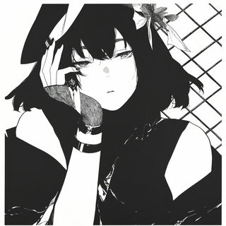 Magma Mirror style, Midjourney V6.1: black-and-white manga comic strip